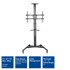 ACT Podni stalak za TV AC8370, 37"-70", crna